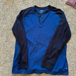Like New Blue Long Sleeve Chaps Henly